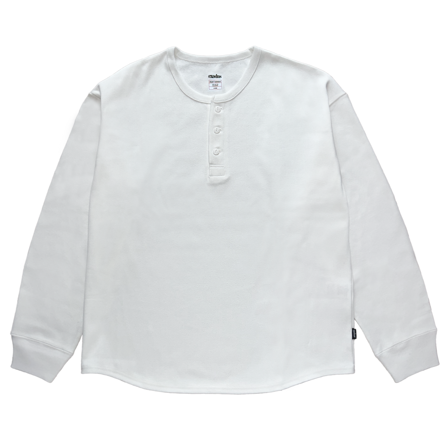 HEAVY WEIGHT HENLEY NECK SHIRTS