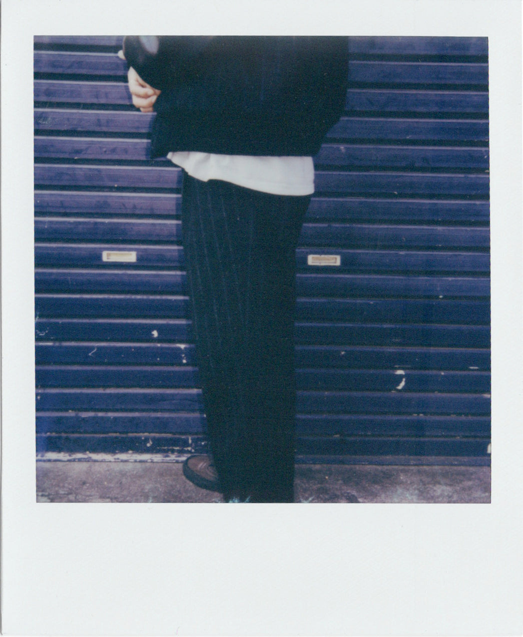 CHALK STRIPE EASY TROUSERS
