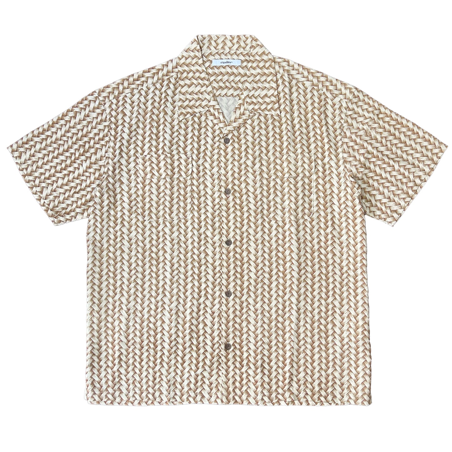 AJIRO BAMBOO S/S HAWAIIAN SHIRT