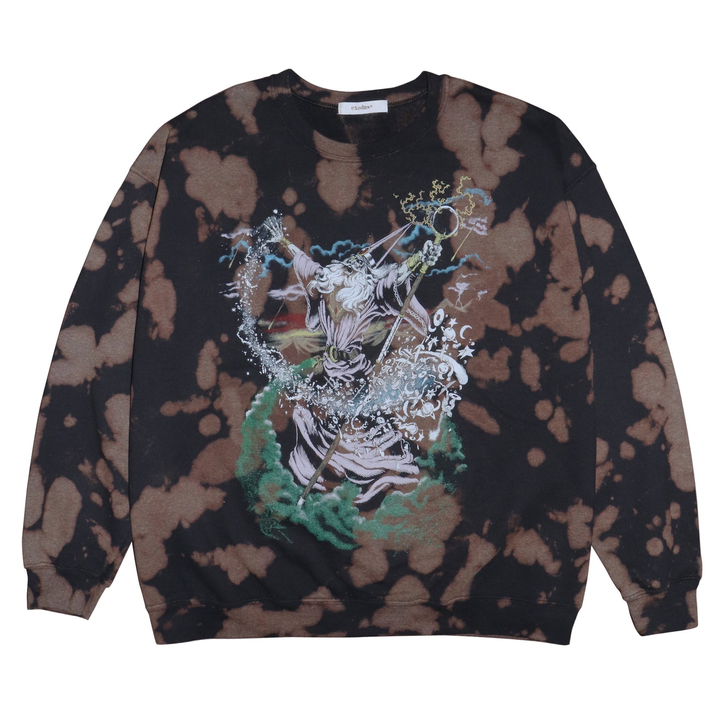 WIZARD TIE DYE SWEAT SHIRT