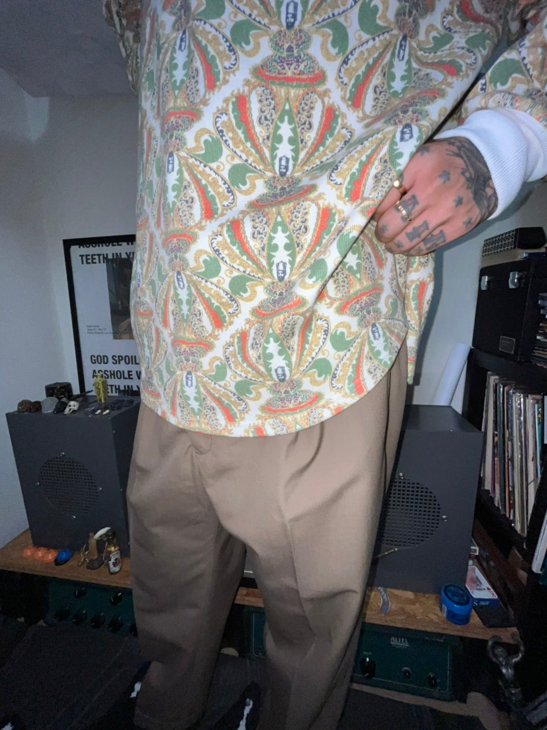 WOOL TROUSERS