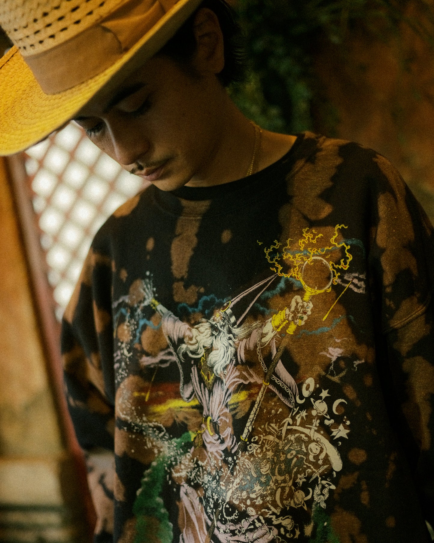 WIZARD TIE DYE SWEAT SHIRT