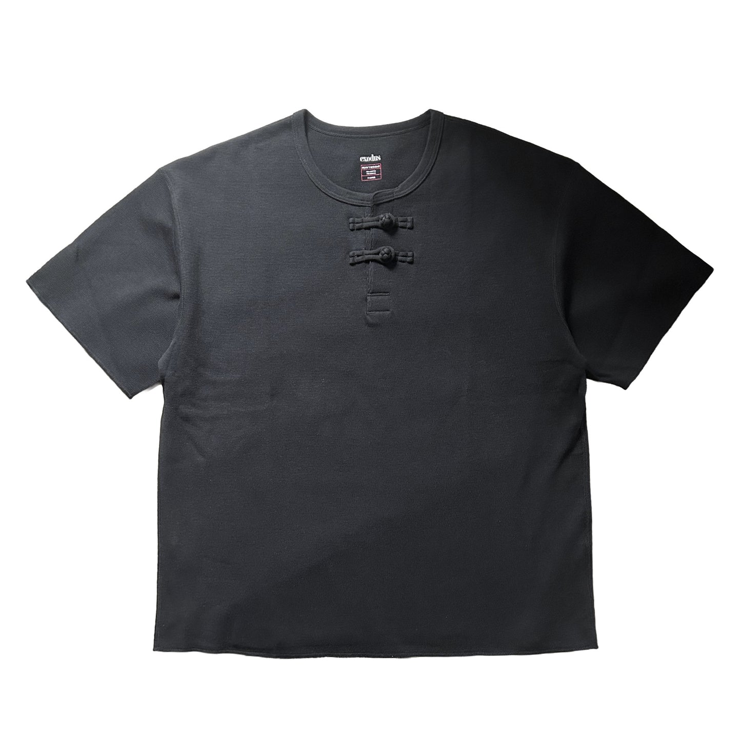 HONEYCOMB ORIENTAL S/S HENRY NECK