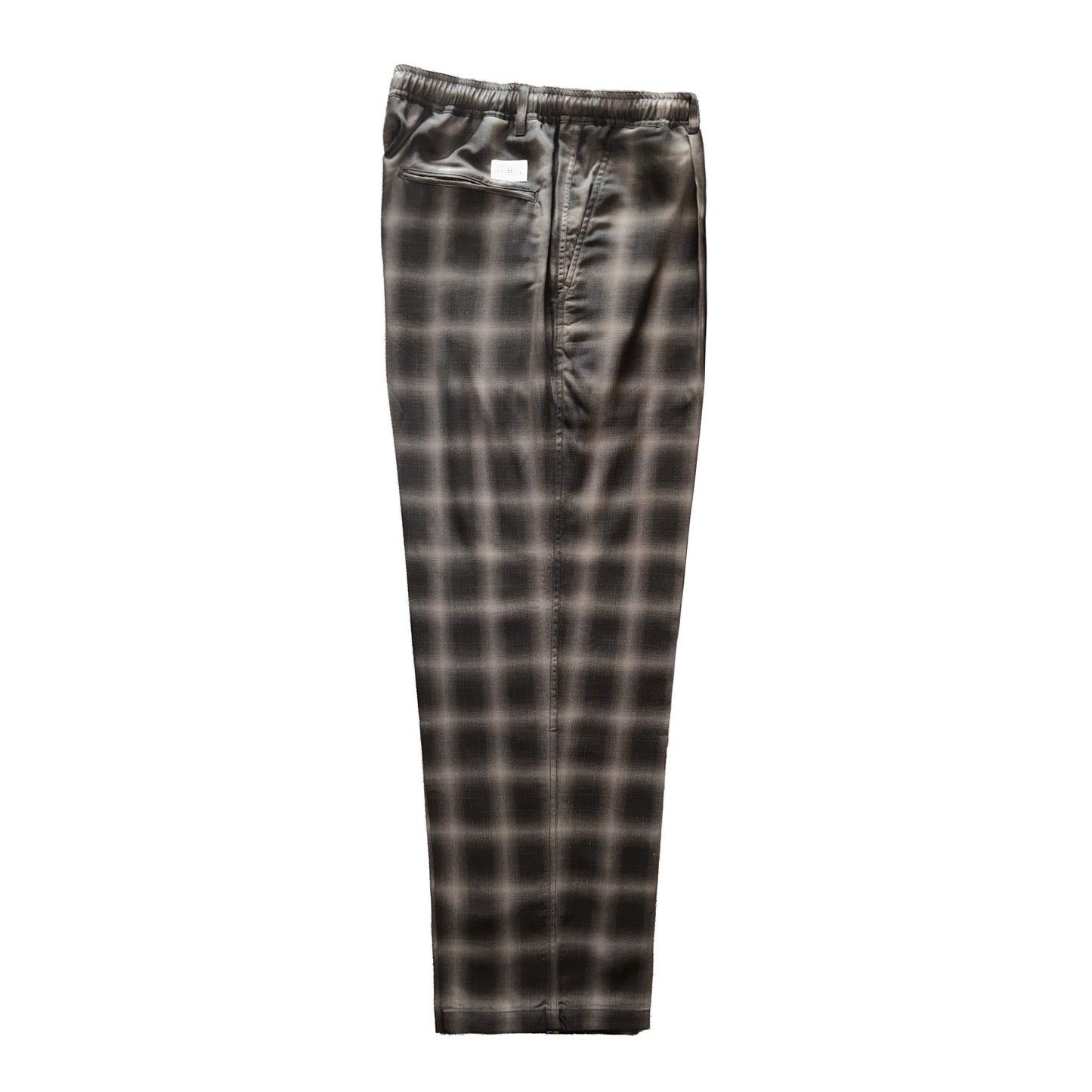 RAYON OMBRE CHECK EASY PANTS
