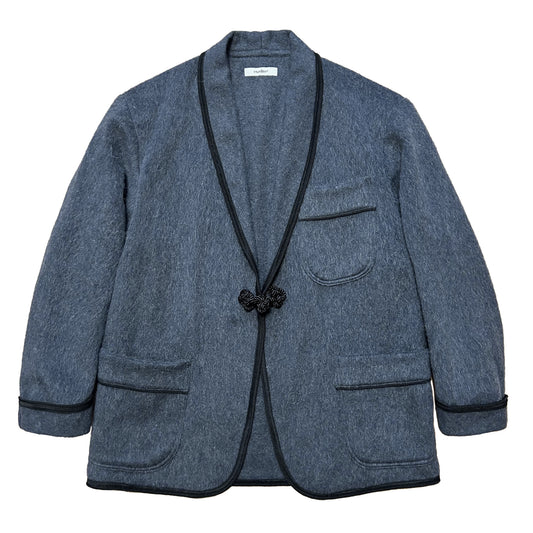 SHAGGY MOHAIR SMOKING JACKET