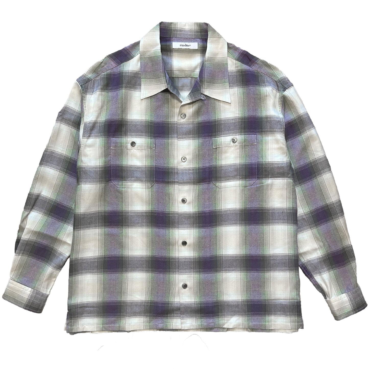 RAYON OMBRE CHECK SHIRT