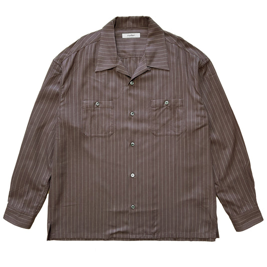 RAYON STRIPE CHECK SHIRT