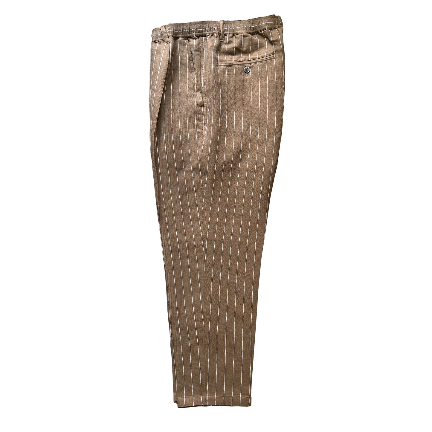 RAYON/HEMP PINSTRIPE EASY PANTS