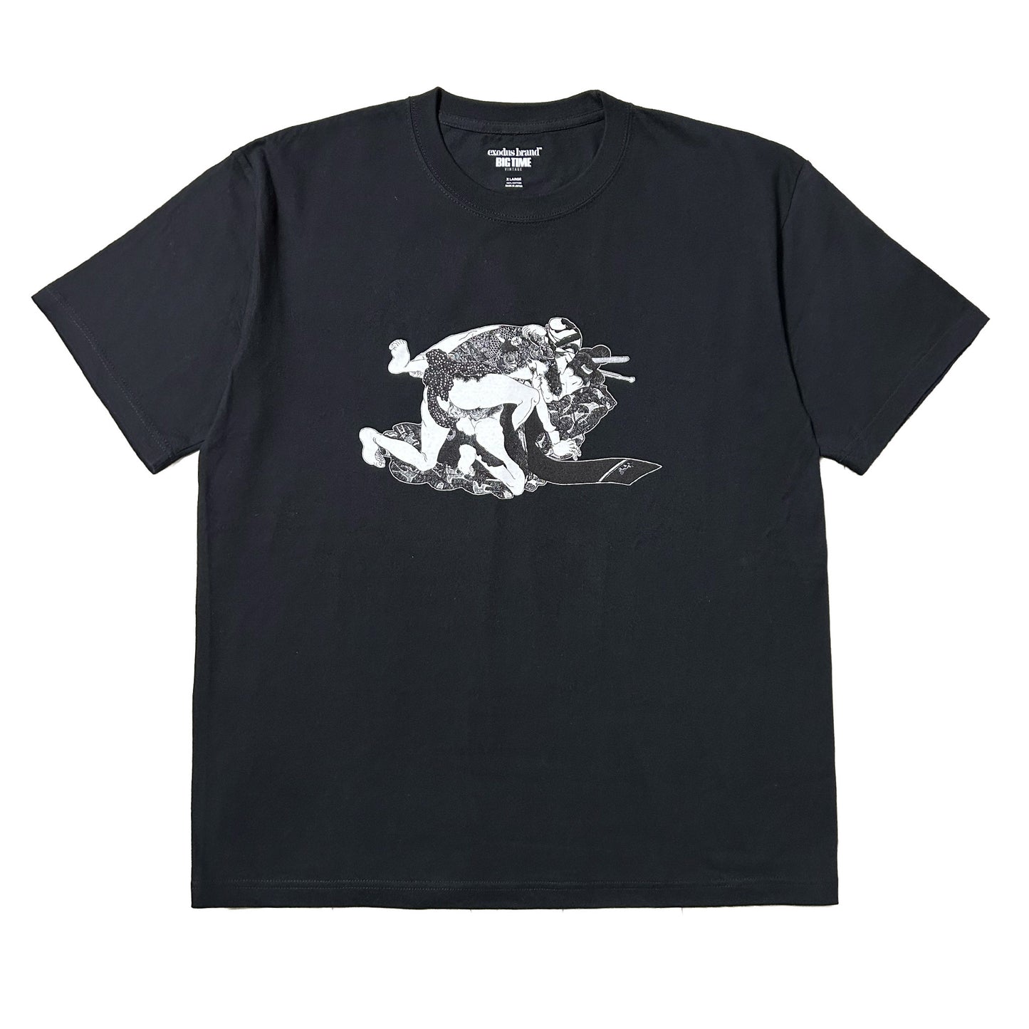 BIG TIME VINTAGE x exodus brand SHUNGA T SHIRT