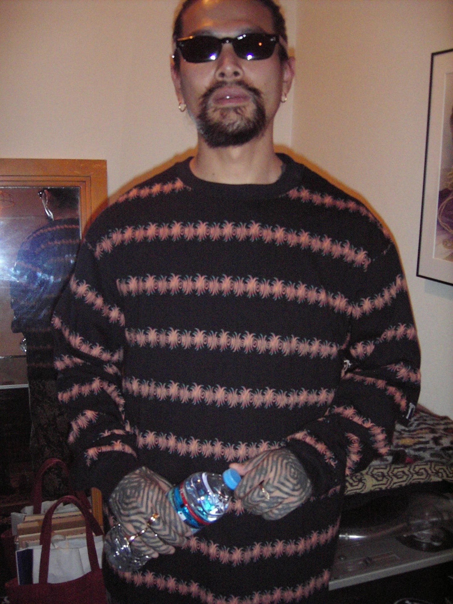GLASS STRIPE L/S T SHIRT