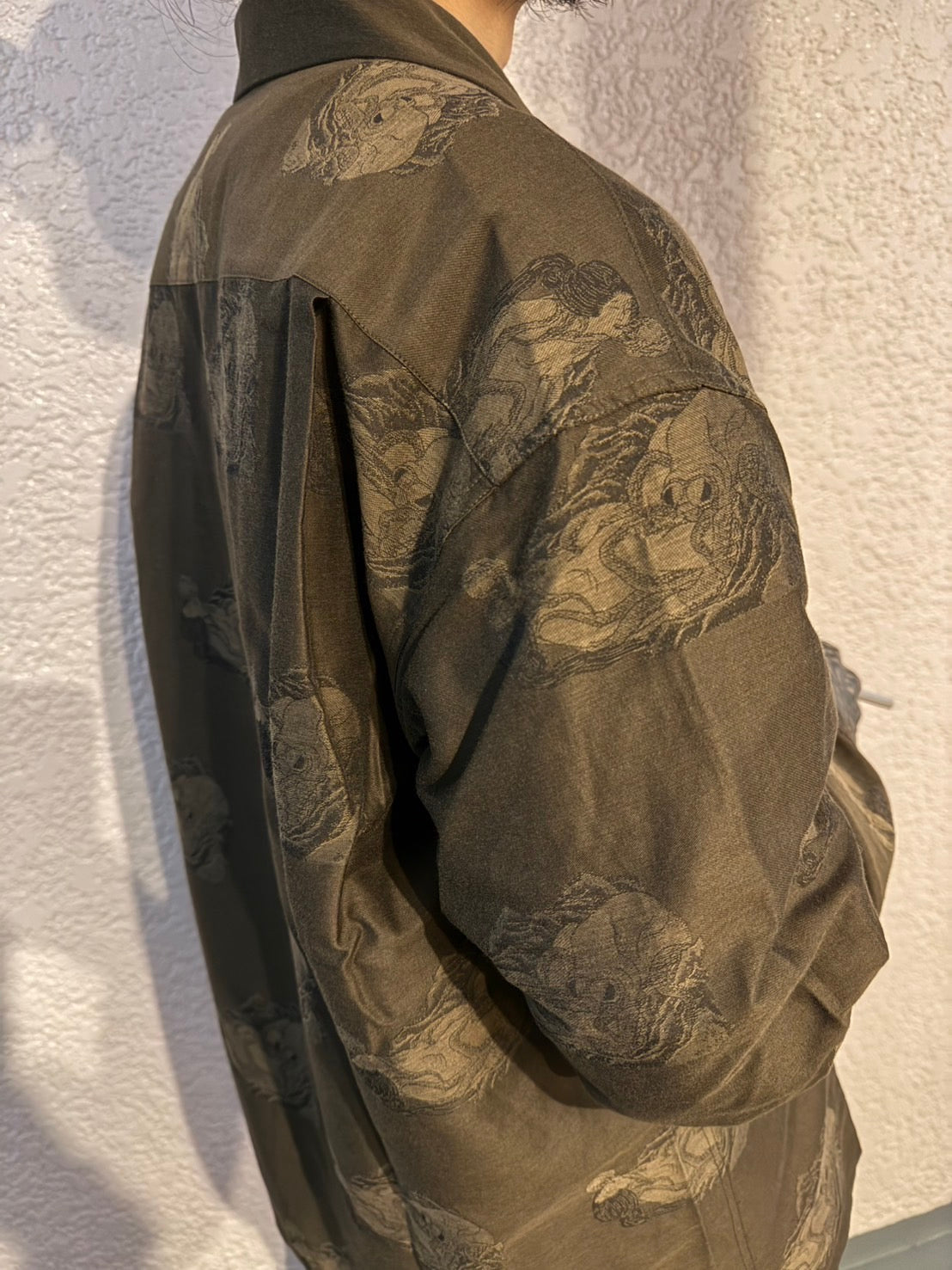 AMATOTAKO OPEN COLLAR SHIRT