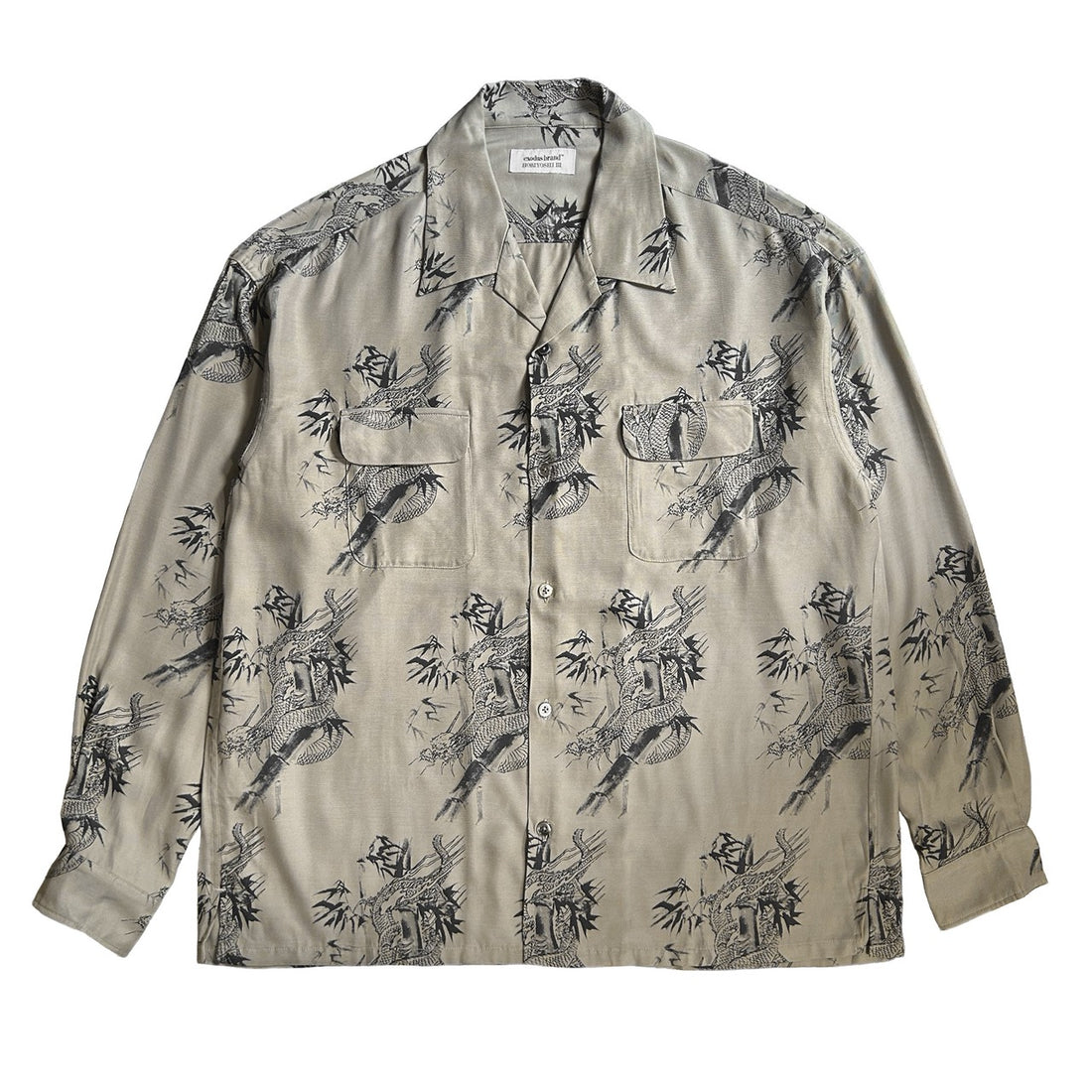 HORIYOSHI III TAKE/DRAGON L/S HAWAIIAN SHIRT