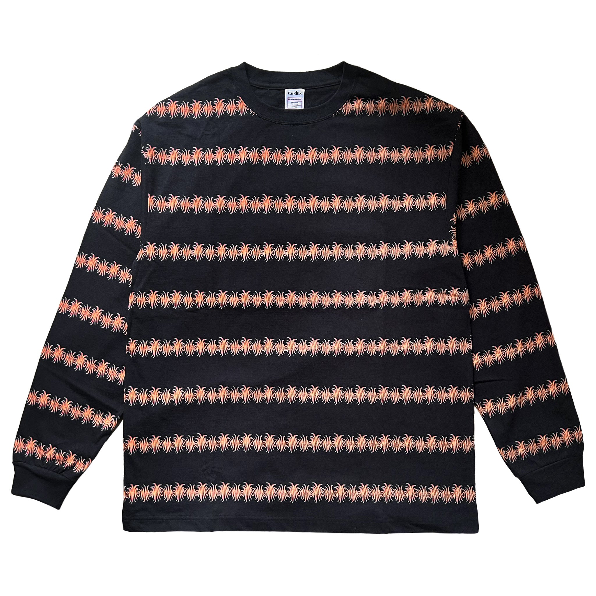 GLASS STRIPE L/S T SHIRT エクソダス ロンT GLASS STRIPE L/S T SHIRT – exodus brand