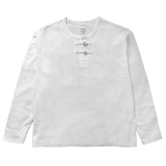 HONEYCOMB ORIENTAL L/S HENRY NECK