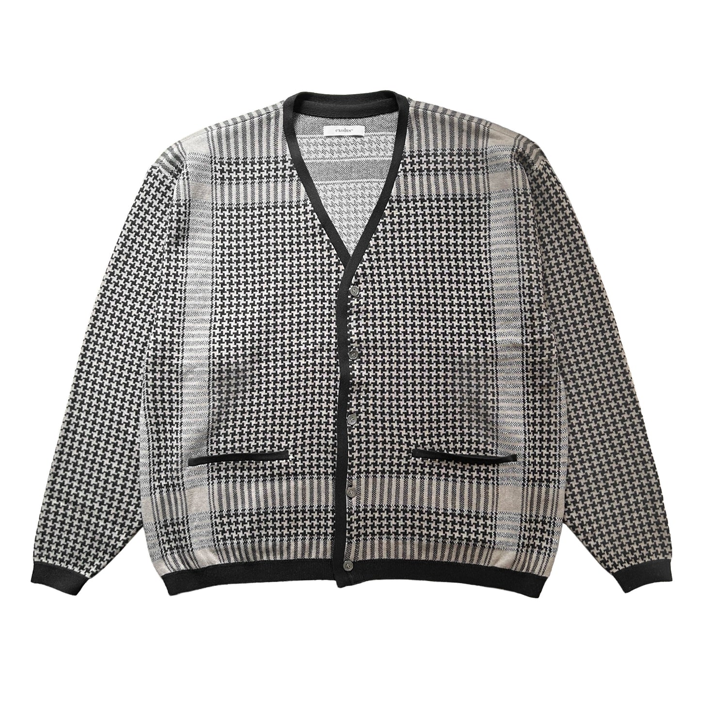 SHEMAGH JACQUARD KNIT CARDIGAN