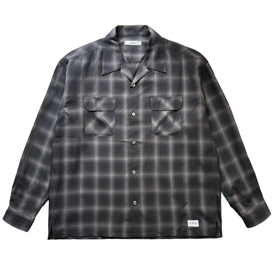 RAYON OMBRE CHECK L/S SHIRT