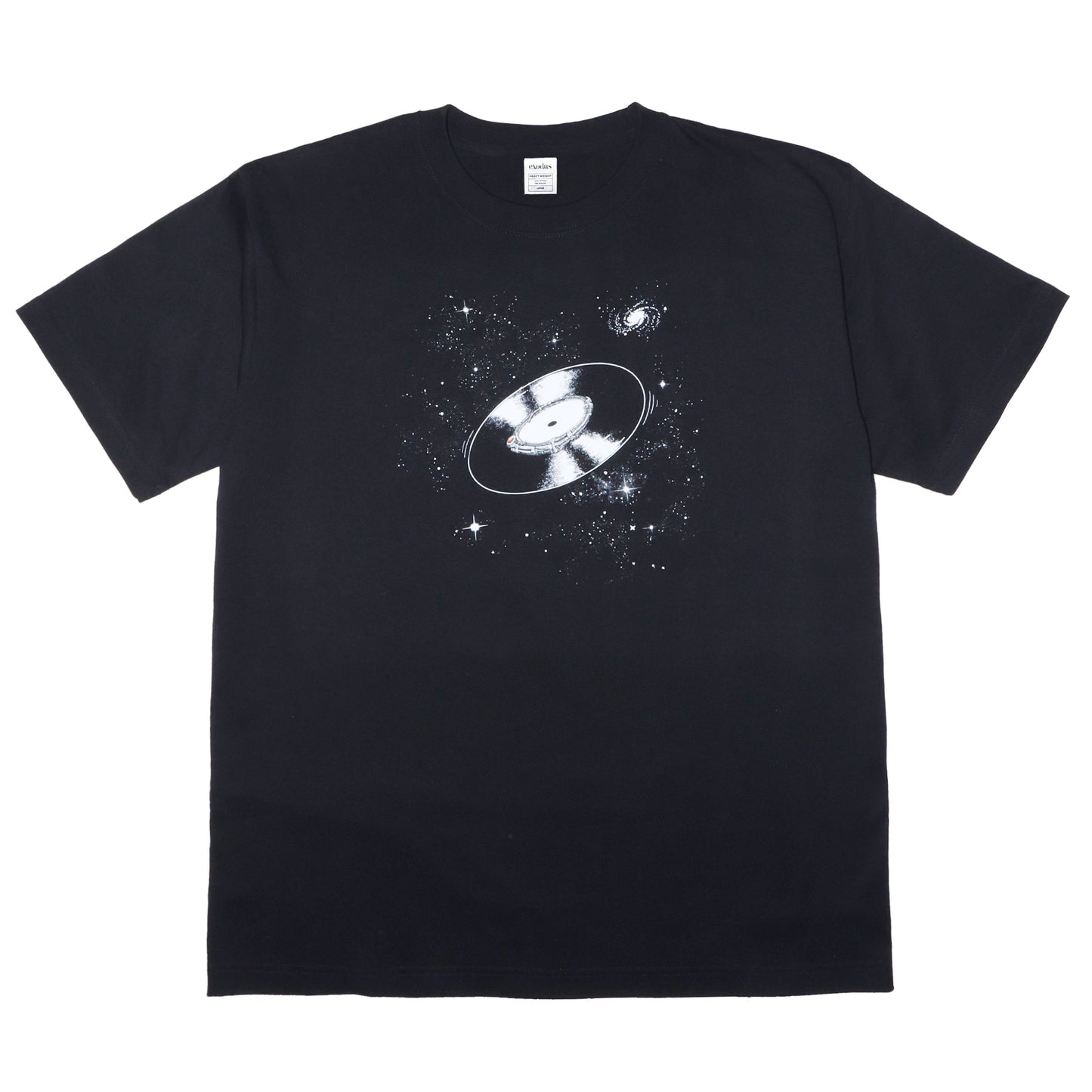 SPACE VINYL RECORD T SHIRT