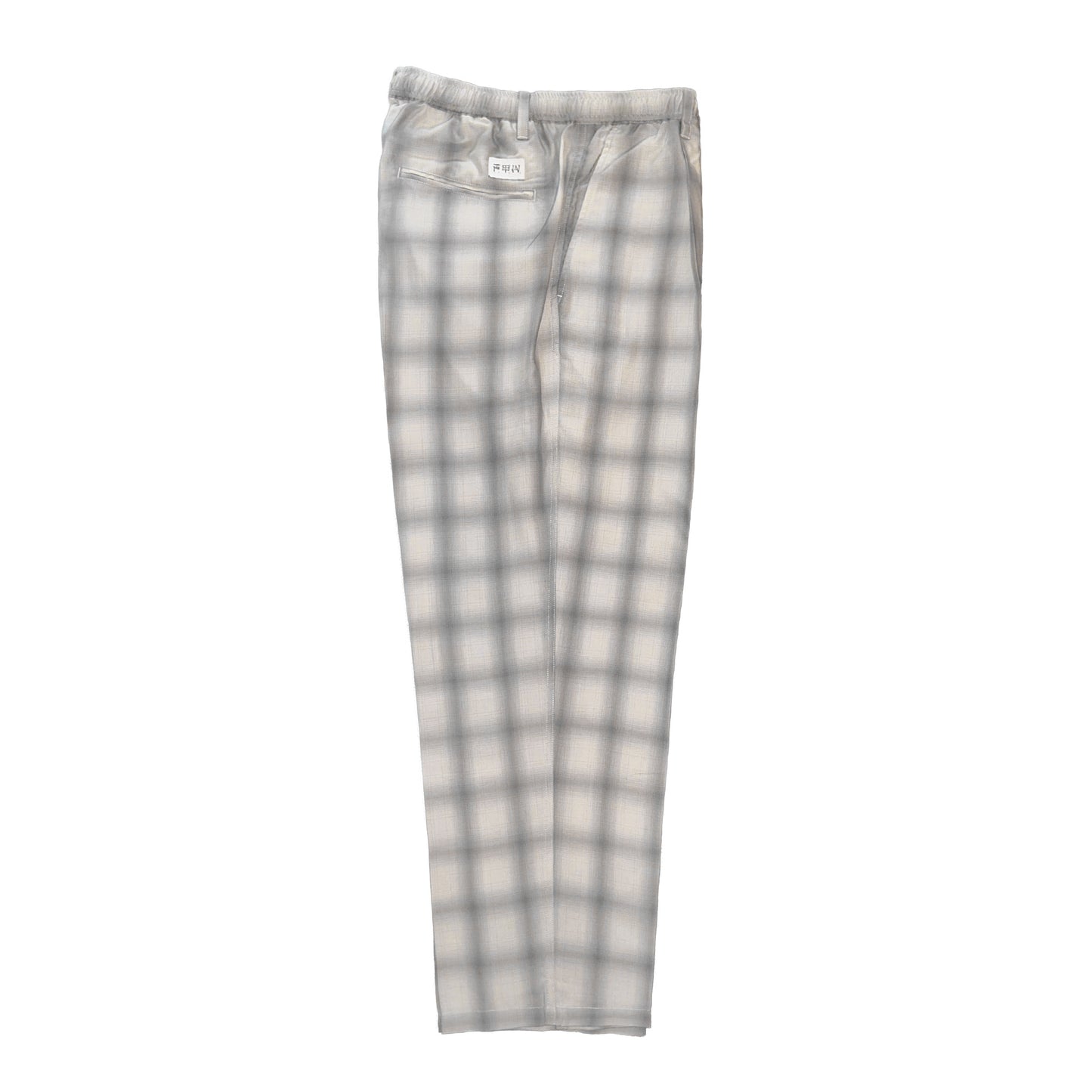 RAYON OMBRE CHECK EASY PANTS