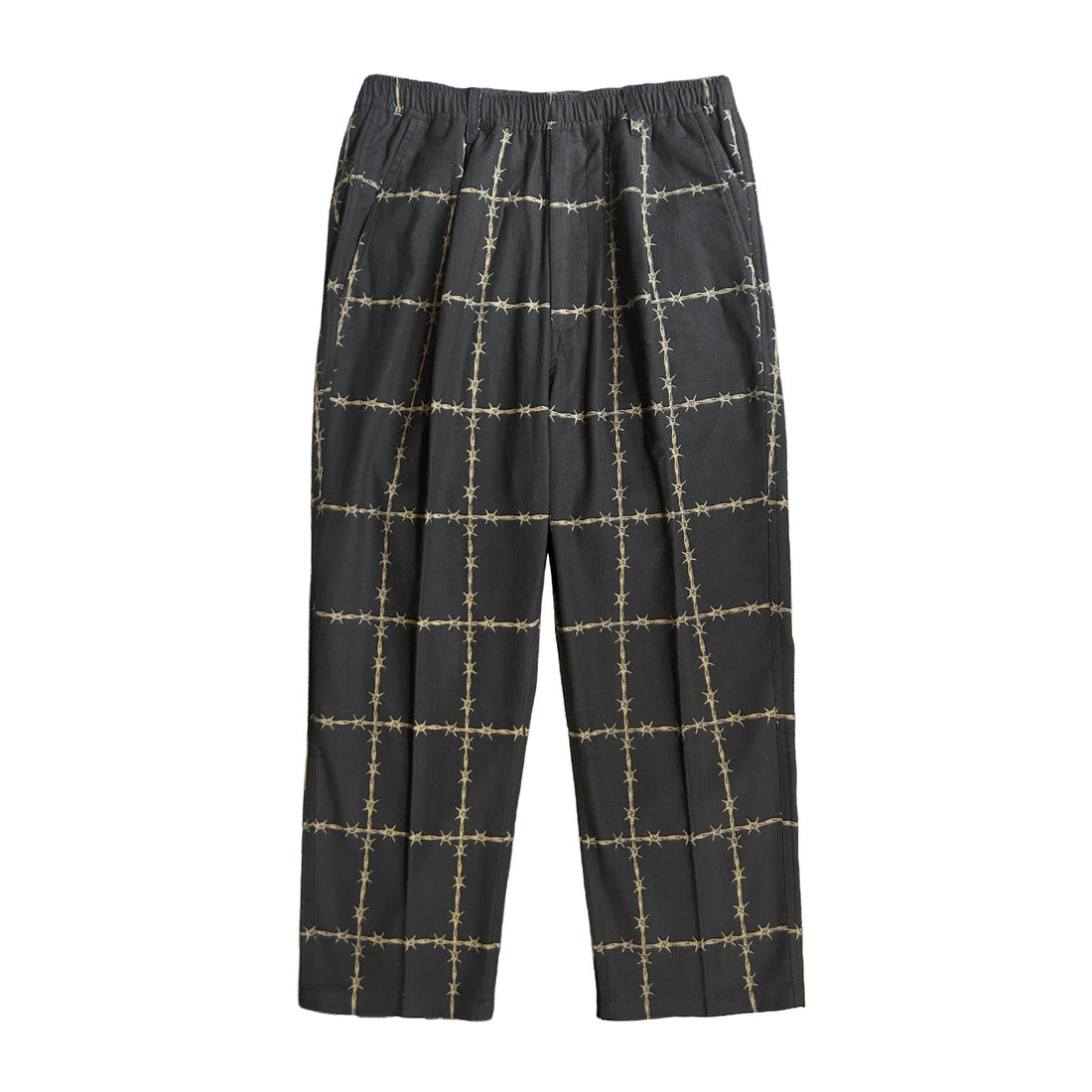 有刺鉄線 CHECK EASY PANTS
